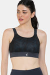 Zelocity Quick Dry Sports Bra With Removable Padding - Dark Slate — thumbnail 1